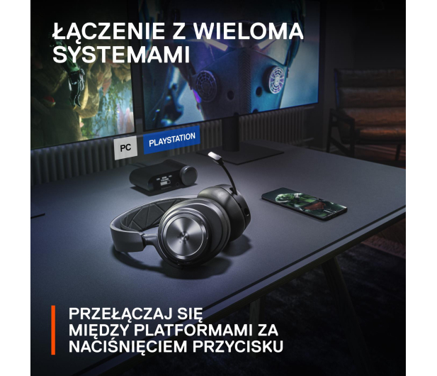 STEELSERIES Arctis Nova Pro Wireless 61520 - 1043670 - zdjęcie 8